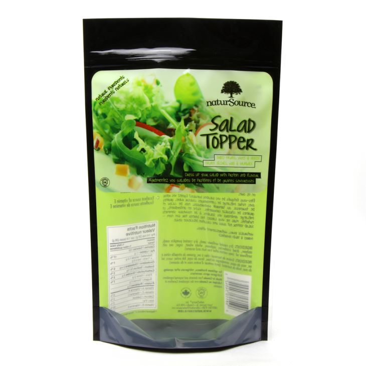 여러 가지 빛깔의 인쇄 스탠드 야채 샐러드 파우치