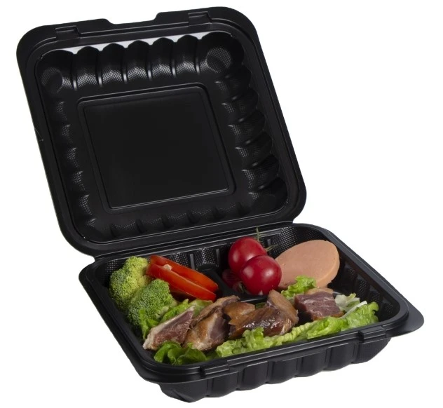 9 inch 3 compartment Take away box