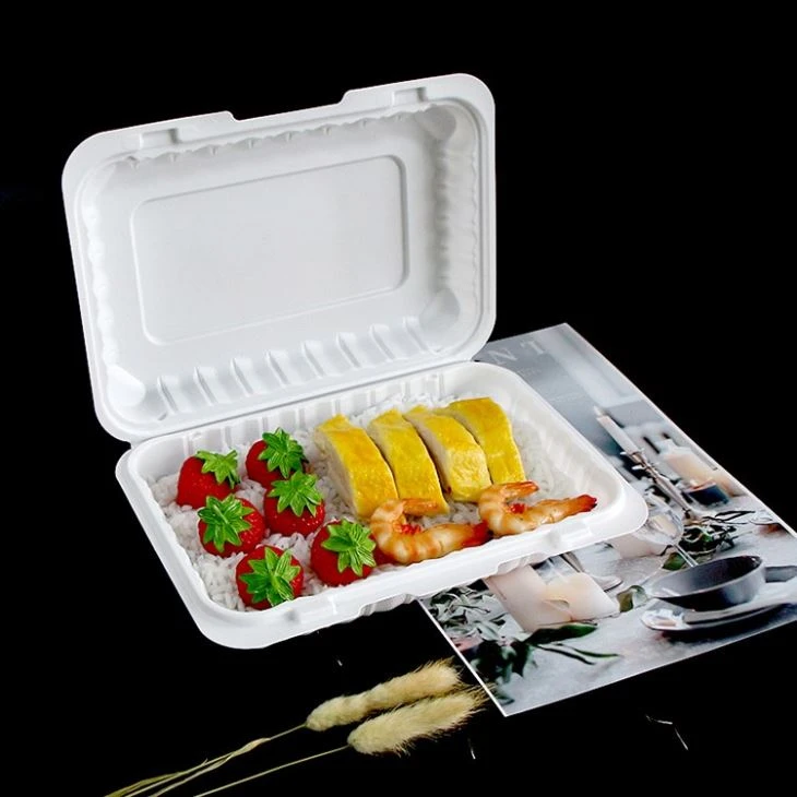 Clamshell To Go Containers 6x9 인치, FDA 테스트 보고서 포함