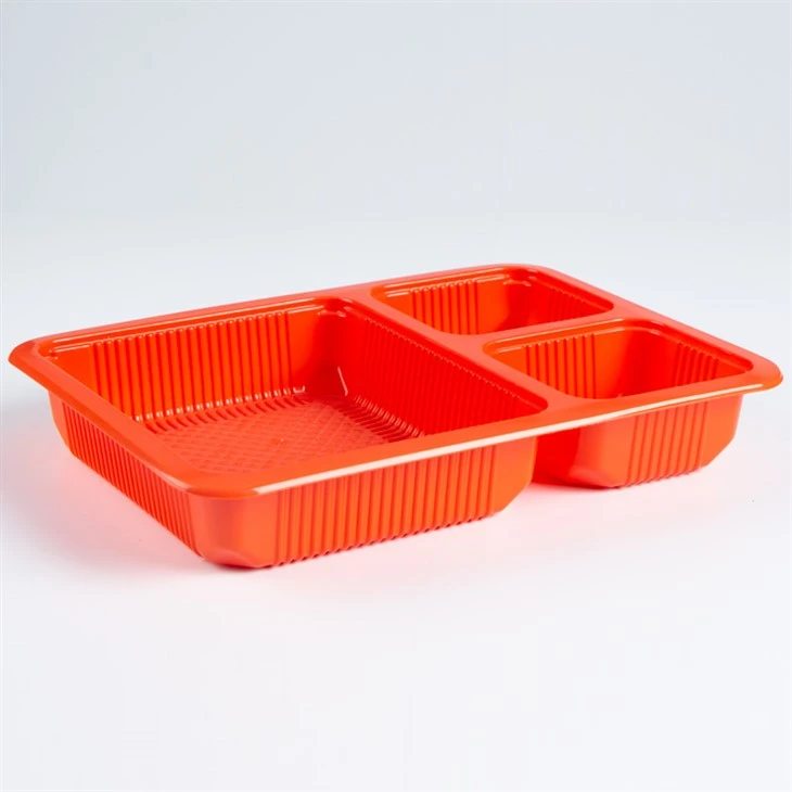 3칸 식품 트레이