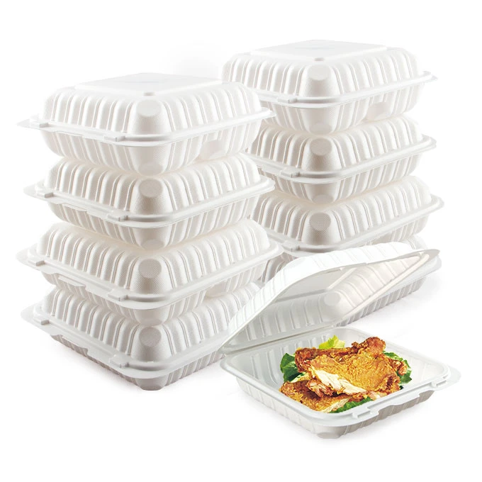 클램셸 테이크 아웃 식품 용기 8 X 8