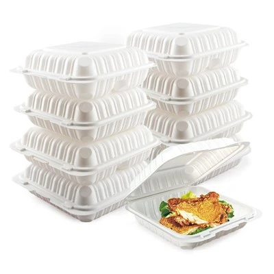 클램셸 테이크 아웃 식품 용기 8 X 8