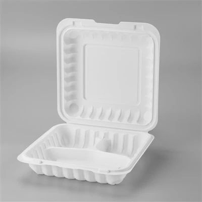 뚜껑이 있는 테이크아웃 식품 용기