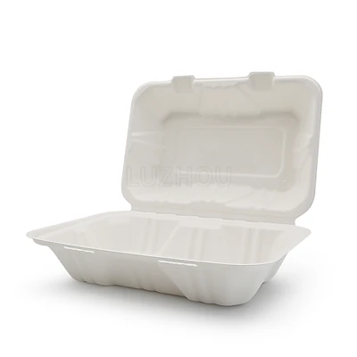 이동 컨테이너 Bagasse Hinged