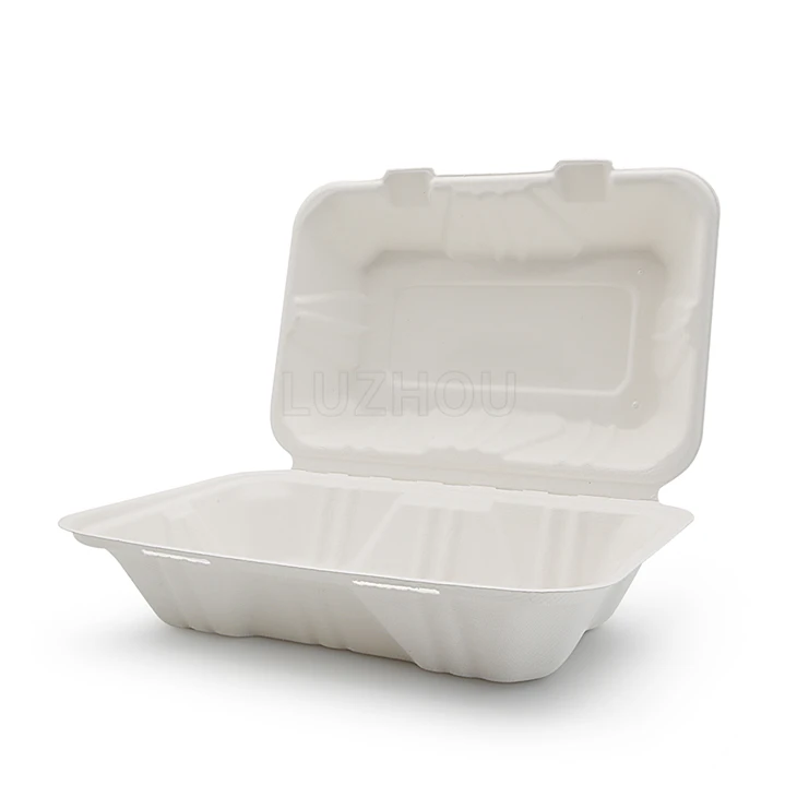 이동 컨테이너 Bagasse Hinged