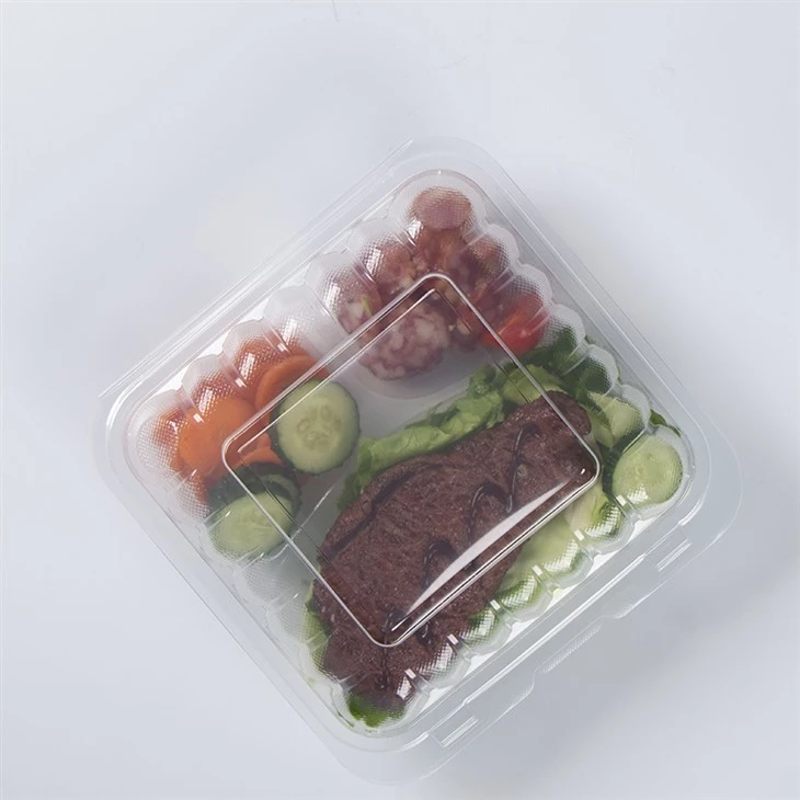 투명한 운반용 식품 용기