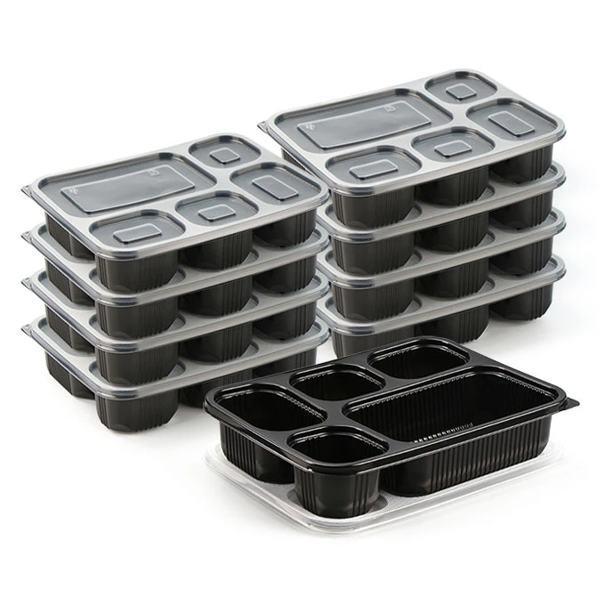 5-칸 테이크아웃 도시락 상자