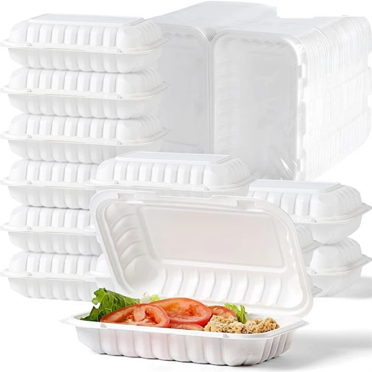 친환경 점심 테이크아웃 조가비 상자