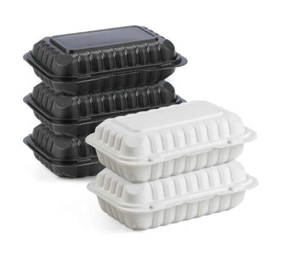 9x6인치 MFPP 힌지 식품 용기