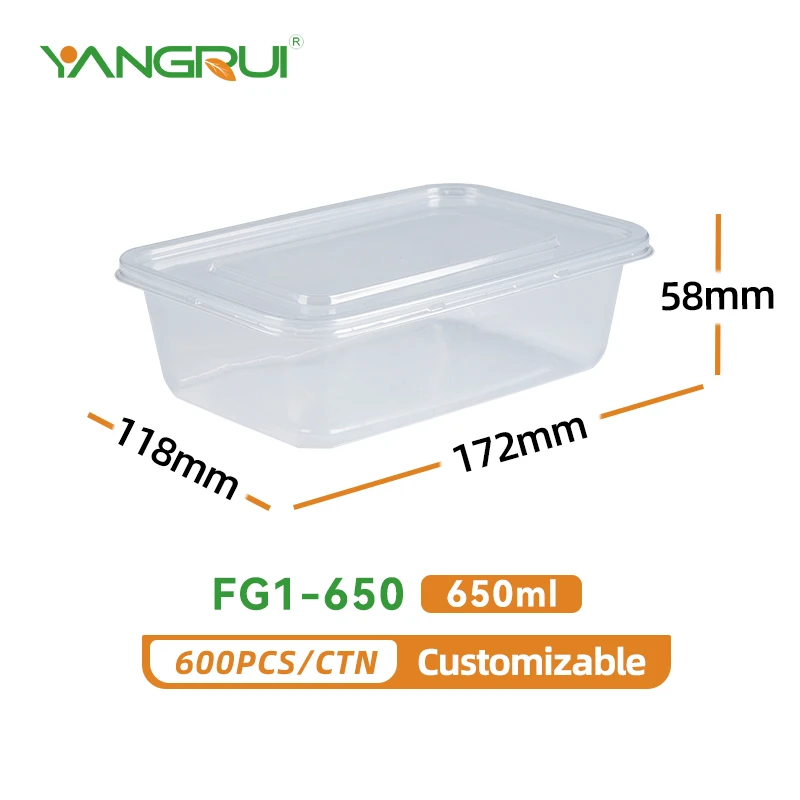 clear food packaging boxes