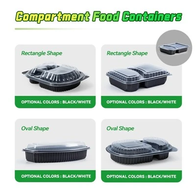 3-compartment To-go Boxes