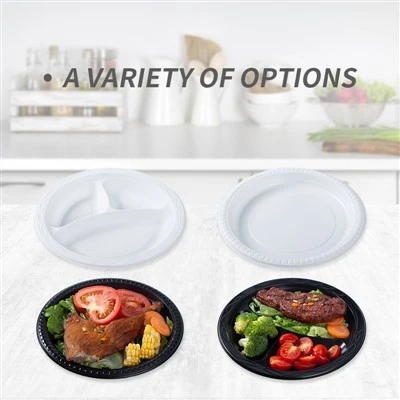 Black Plastic Plates