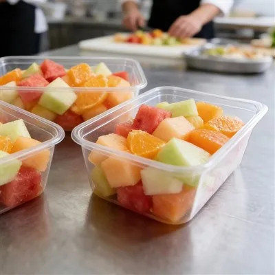 식품용 투명 용기